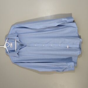 Men's Nordstrom Rack Blue Dress Shirt, 18.5, 34/35
